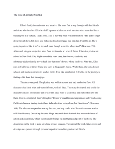 Book Review: The Case of Anxiety: Starfish