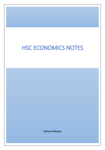 HSC Economics Notes by Edward Morgan (2020)
