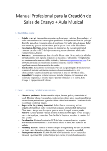 Manual Profesional para Crear Salas de Ensayo y Aula Musical