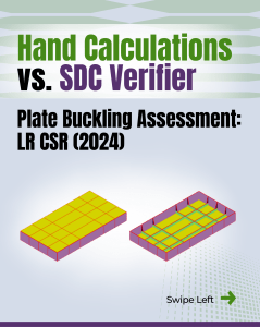 Hand Calculations vs. SDC Verifier: Plate Buckling Assessment