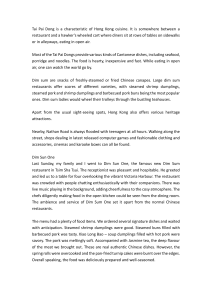 Hong Kong Cuisine: Tai Pai Dong & Dim Sum Review