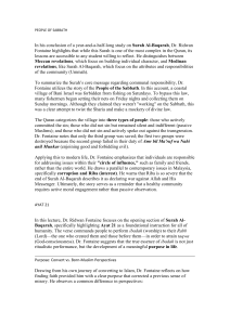 Lectures on Surah Al-Baqarah: People of Sabbath & Ayat 21