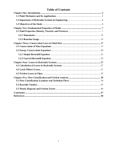 Fluid Mechanics & Hydraulic Systems: Friction Losses Guide
