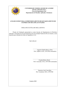 An&aacute;lise Estrutural e Dimensionamento de Estaqueamento de P&iacute;er com M&uacute;ltiplas Fun&ccedil;&otilde;es