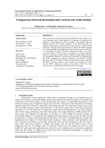 Comparison of Horizontal vs Vertical Axis Wind Turbines