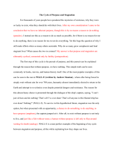 The Cycle of Purpose and Stagnation Essay