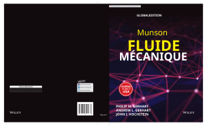 Munson Fluide M&eacute;canique - &Eacute;dition Globale