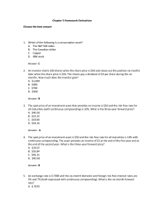 Chapter 5 Derivatives Homework Questions & Answers