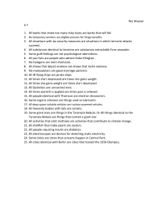 Categorical Logic Exercises by Nia Weaver Section 4.7