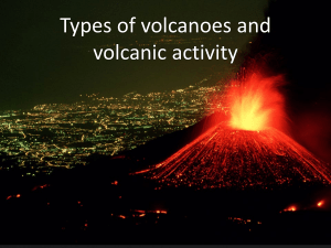 Types of Volcanoes and Volcanic Activity