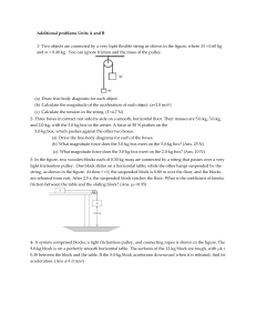 Physics Problems: Units A and B