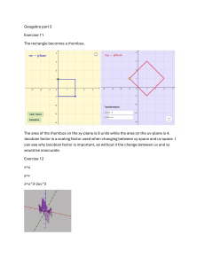 Geogebra Part 3: Jacobian & Coordinate Transformations Exercises