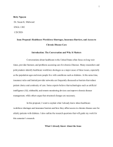 Healthcare Workforce Shortages & Insurance Barriers Proposal