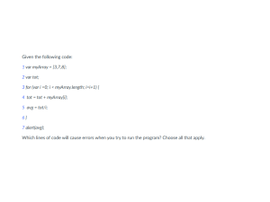 JavaScript Error Analysis & Spreadsheet Functions
