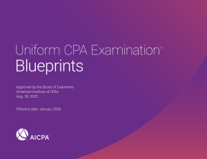 Uniform CPA Exam Blueprints 2026