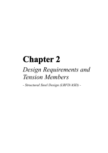 Chapter 2: Design Requirements and Tension Members