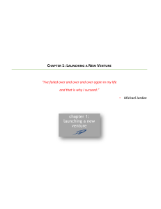 Launching a New Venture: Entrepreneurship Essentials