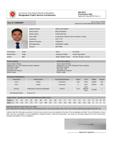 Ahad Bin Islam Shoeb - Data Scientist Resume