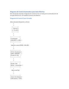 Diagrama de Control para Gata El&eacute;ctrica 12V