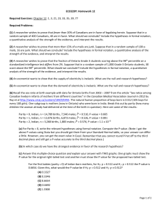 ECO220Y Homework 12: Statistics Problems
