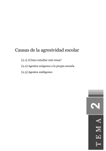 Causas de la agresividad escolar