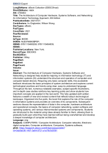 Computer Hardware, Software, and Networking Textbook