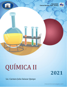Qu&iacute;mica II - Reacciones Qu&iacute;micas y Estequiometr&iacute;a