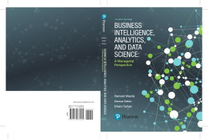 Business Intelligence, Analytics, and Data Science Textbook