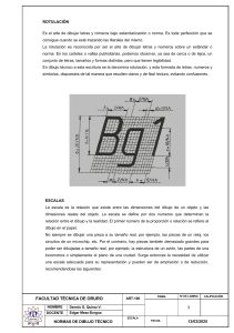 Normas de Dibujo T&eacute;cnico: Rotulaci&oacute;n y Escalas