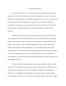 Literature Review: Asian American Identity in Graphic Novels