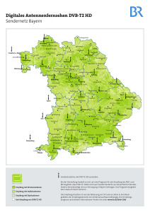 DVB-T2 HD Bayern Sendernetz Guide