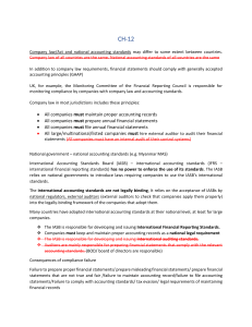 CH-12: Company Law & Accounting Standards