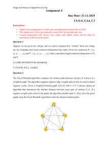 CS-332 Assignment 4: Algorithms