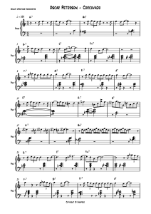 Nutry fortepianowe do Corcovado Oscara Petersona