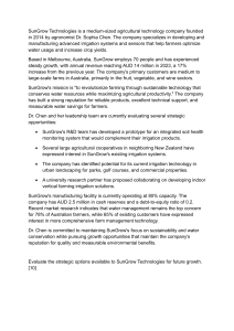 SunGrow Technologies: Strategic Growth Opportunities Case Study