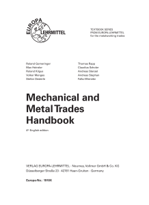 Mechanical and Metal Trades Handbook - 4th Edition