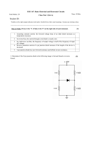 EEE 167 Class Test 1: Basic Electrical Circuits