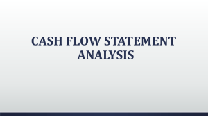 Cash Flow Statement Analysis
