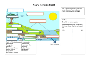 Year 7 Geography Revision Sheet