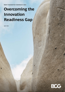 Most Innovative Companies 2021: Overcoming Innovation Readiness Gap