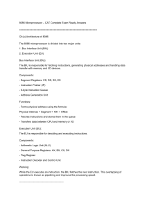 8086 Microprocessor Exam Answers