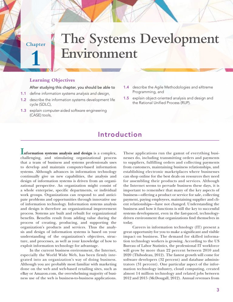 Chapter 1: The Systems Development Environment