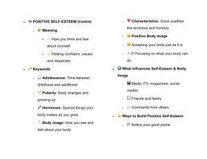 Positive Self-Esteem & Body Image Guide