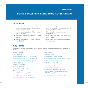 Cisco Switch & End Device Configuration Guide