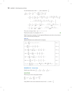 Infinite Sequences and Series Chapter 9 Math Textbook