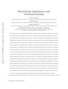 Mixed-Integer Optimization with Constraint Learning