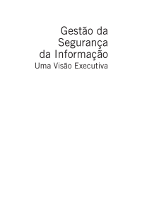 Gest&atilde;o da Seguran&ccedil;a da Informa&ccedil;&atilde;o: Vis&atilde;o Executiva