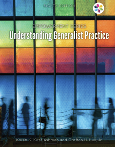 Understanding Generalist Practice 8th Edition Textbook
