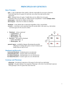 Principles of Genetics: Basic Concepts and Inheritance