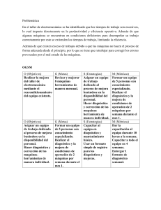 Plan de Mejora del Taller de Electromec&aacute;nica con OGSM y CAPD